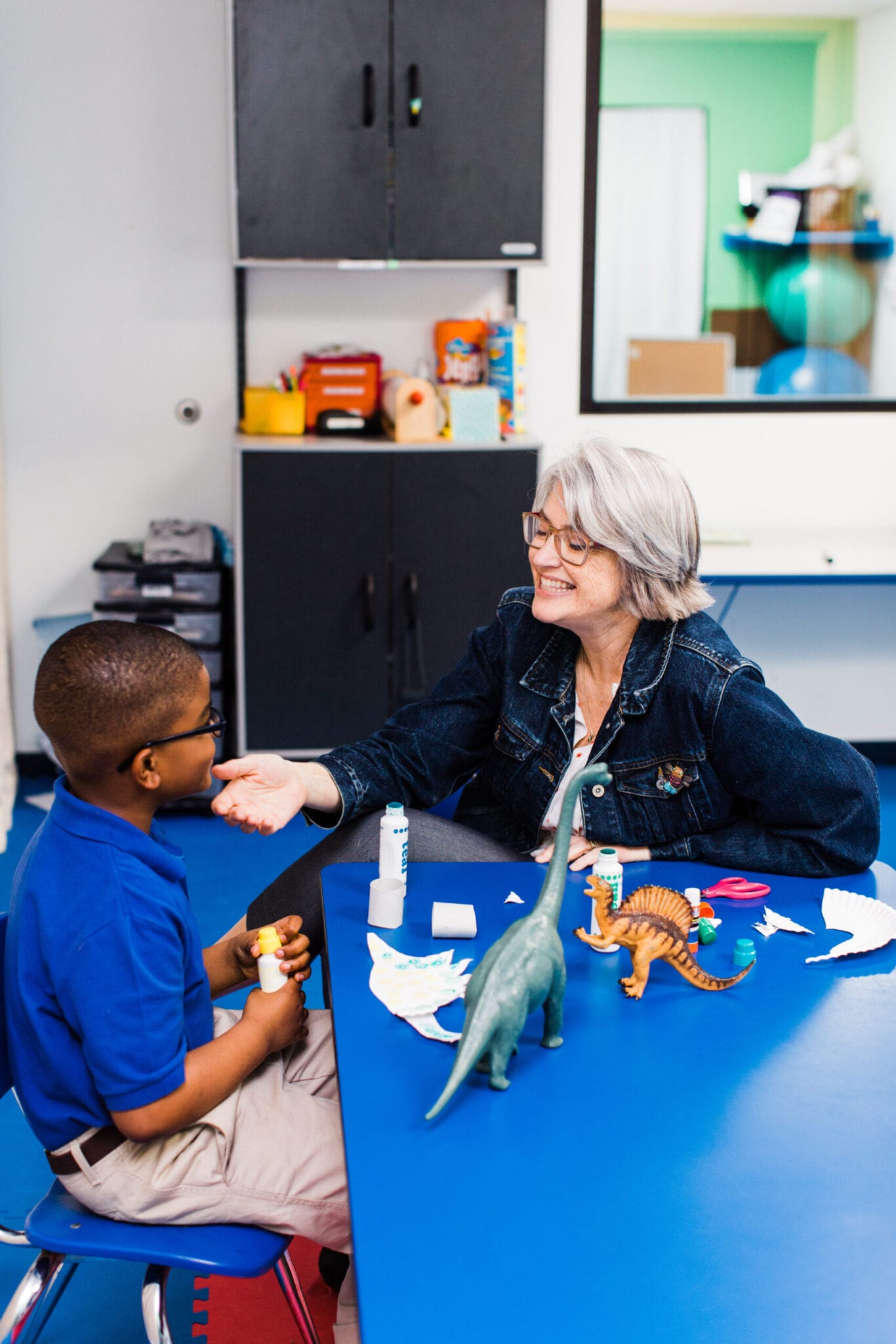Speech Therapy - Therapist with Book
